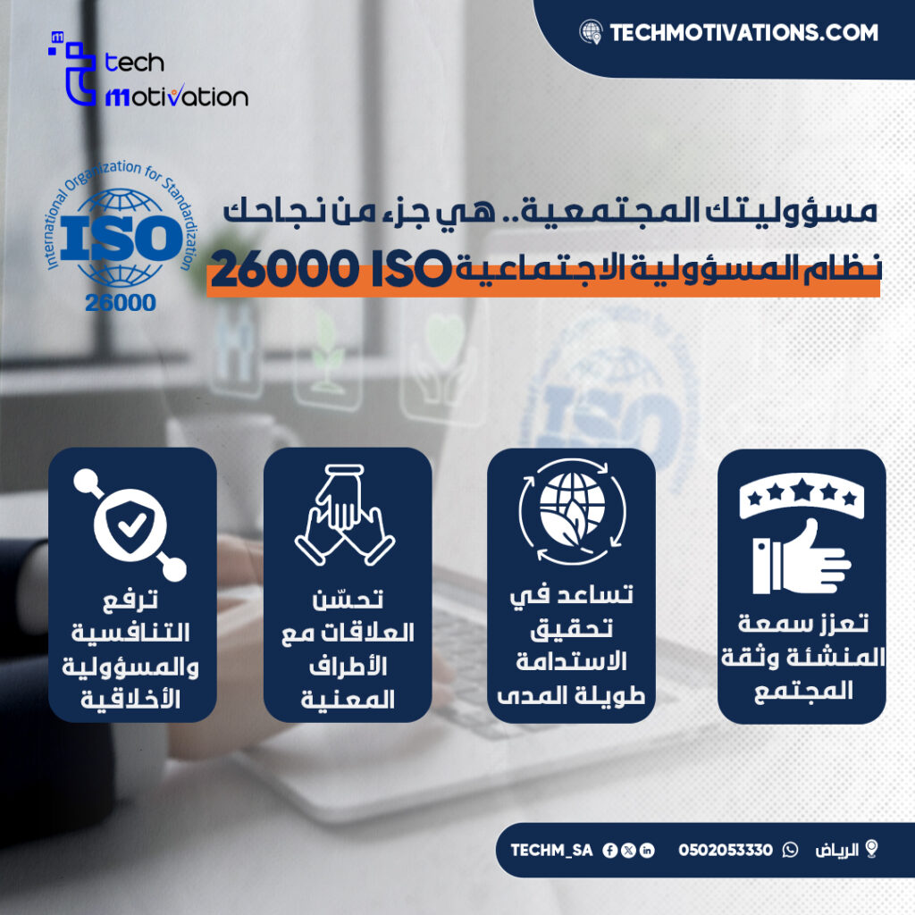 نظام المسؤولية الاجتماعية ISO 26000 | التزام مؤسسي نحو الاستدامة والتميز