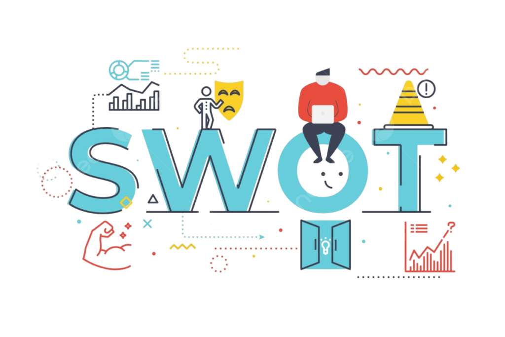 شرح تحليل SWOT لإدارة المشاريع التقنية بالتفصيل